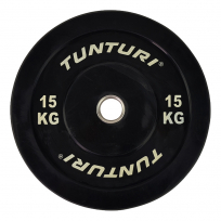 Диск бамперный черный TUNTURI 15 кг
