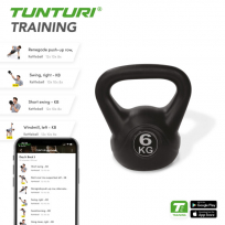 Гиря пластиковая TUNTURI 6 кг