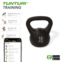 Гиря пластиковая TUNTURI 10 кг