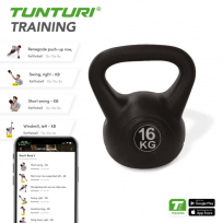 Гиря пластиковая TUNTURI 16 кг